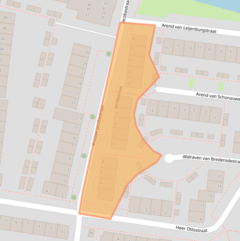 Kaart van postcodegebied 4205TR.