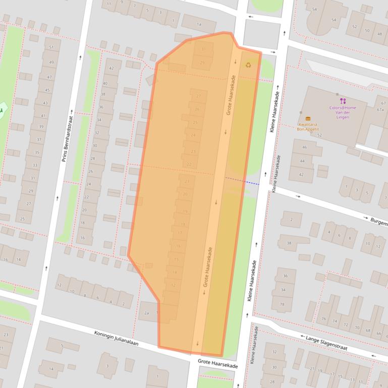 Kaart van postcodegebied 4205VH.