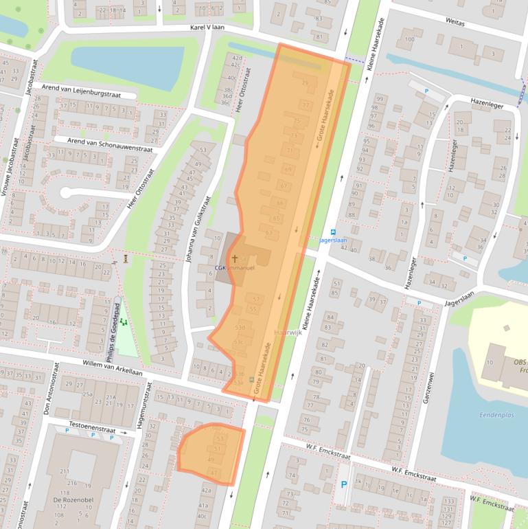 Kaart van postcodegebied 4205VK.