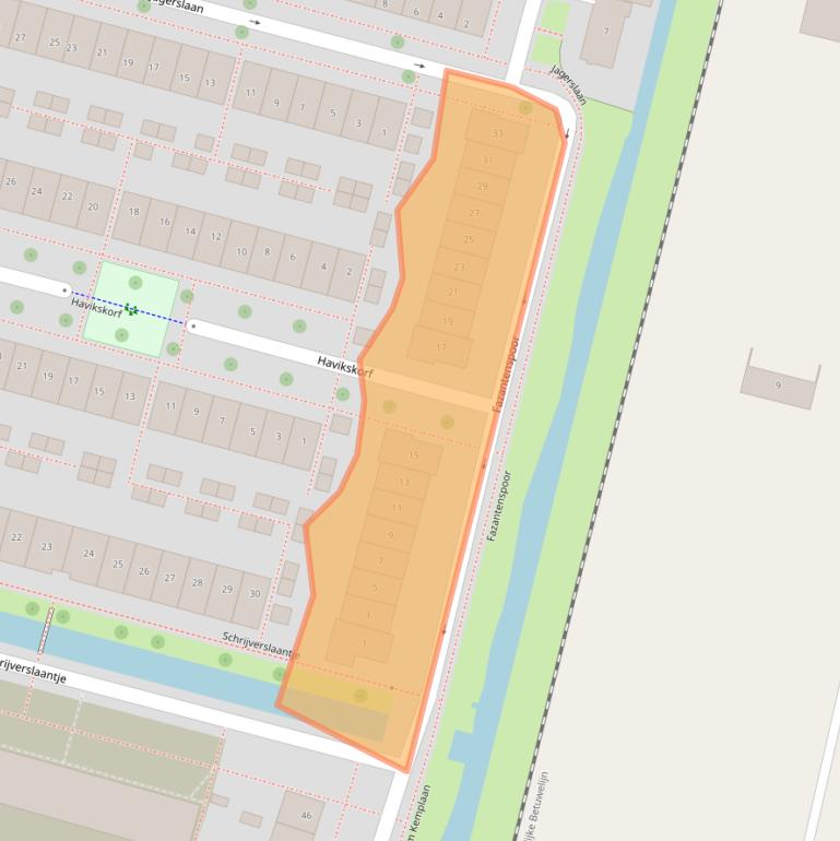 Kaart van postcodegebied 4205XL.