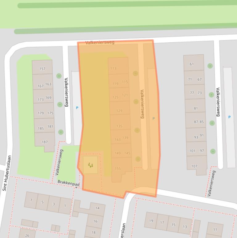 Kaart van postcodegebied 4205ZW.