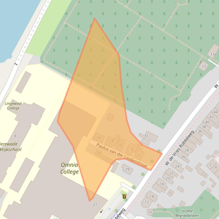 Kaart van postcodegebied 4206AZ.