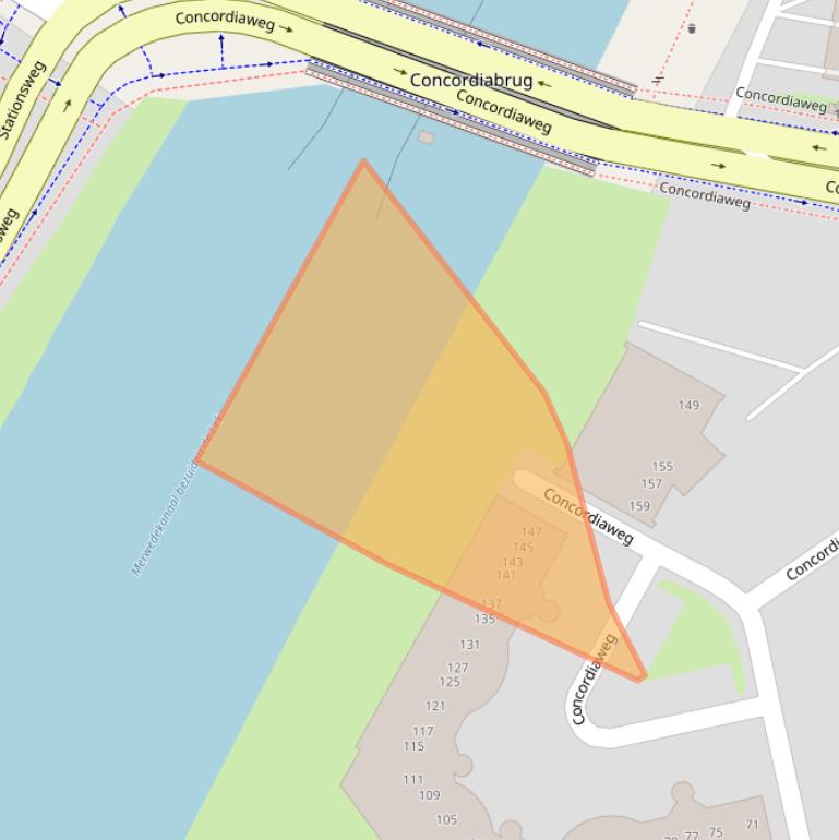 Kaart van postcodegebied 4206BJ.