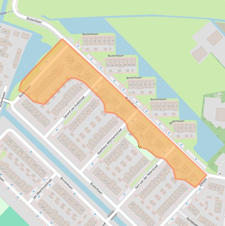 Kaart van postcodegebied 4206VR.