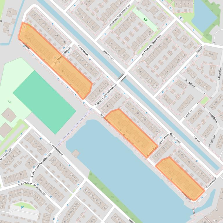 Kaart van postcodegebied 4206WK.