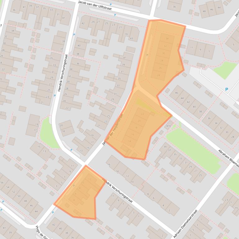 Kaart van postcodegebied 4206XP.