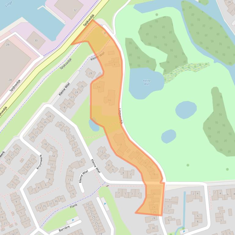 Kaart van postcodegebied 4207AD.