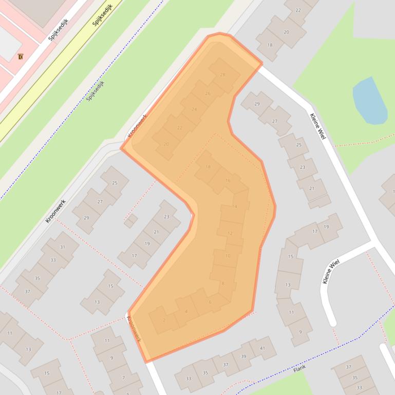 Kaart van postcodegebied 4207BH.