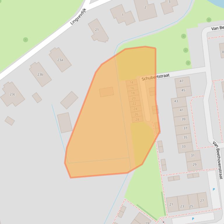 Kaart van postcodegebied 4207DT.