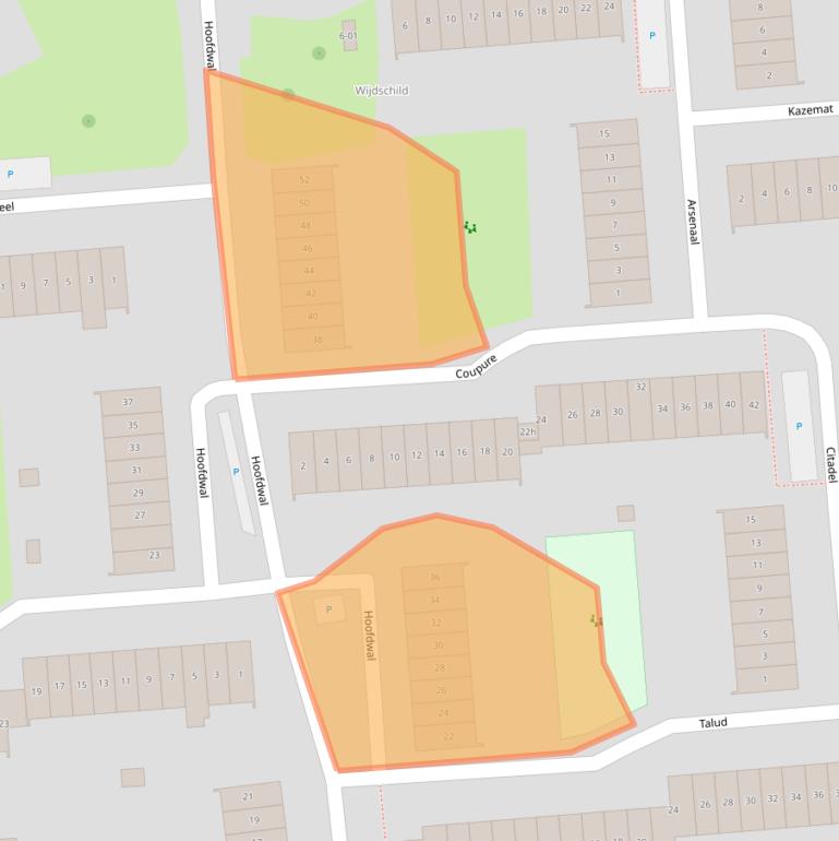 Kaart van postcodegebied 4207ED.