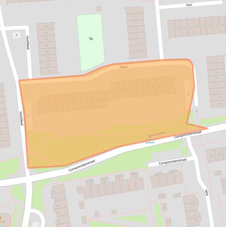 Kaart van postcodegebied 4207EH.