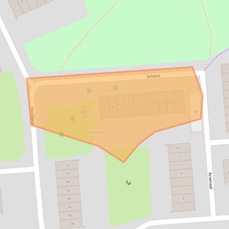 Kaart van postcodegebied 4207EP.