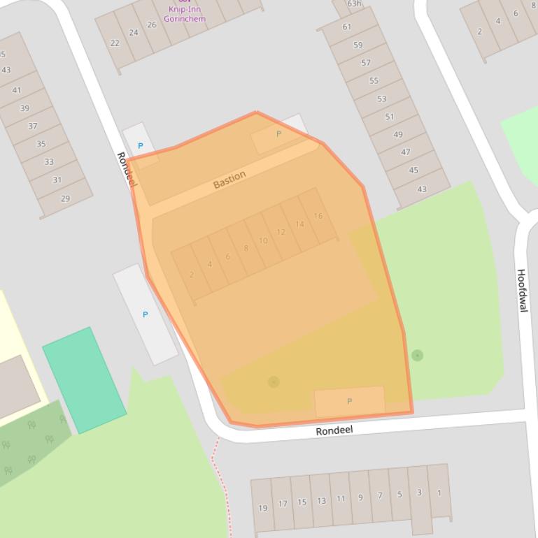 Kaart van postcodegebied 4207GE.