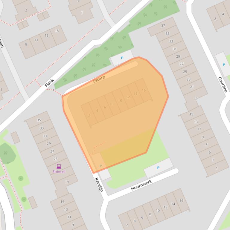 Kaart van postcodegebied 4207GK.