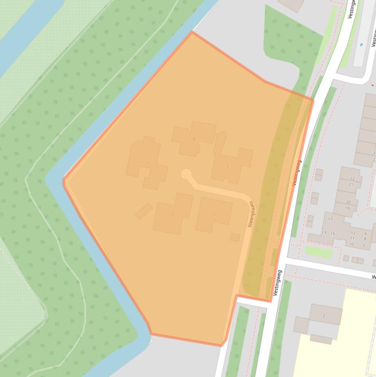 Kaart van postcodegebied 4207GR.