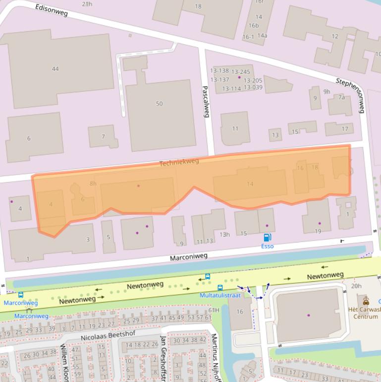 Kaart van postcodegebied 4207HD.