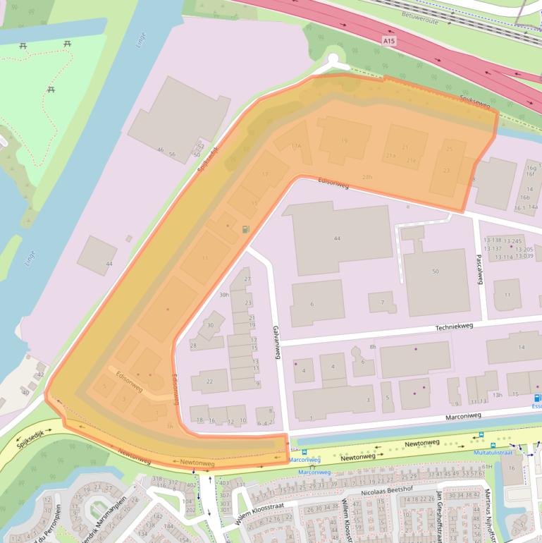 Kaart van postcodegebied 4207HE.