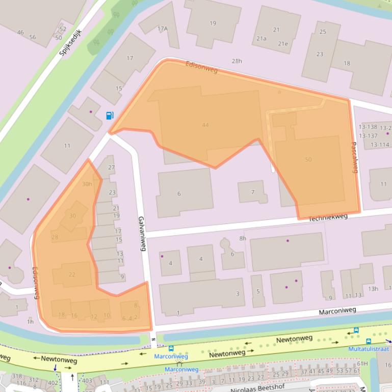 Kaart van postcodegebied 4207HG.