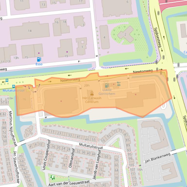 Kaart van postcodegebied 4207HK.