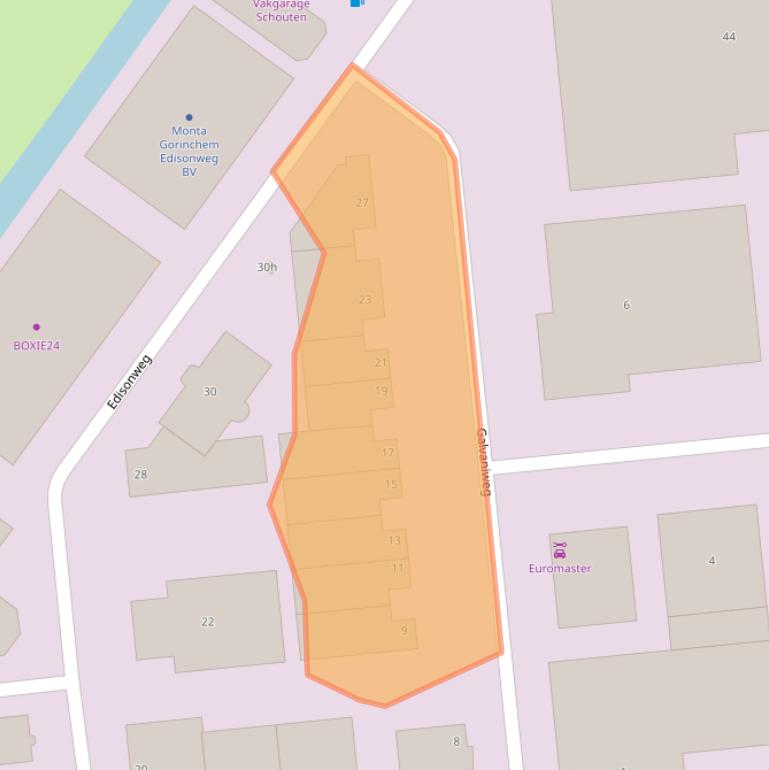 Kaart van postcodegebied 4207HL.