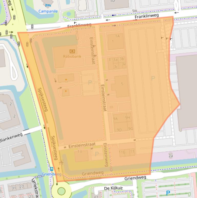 Kaart van postcodegebied 4207HW.