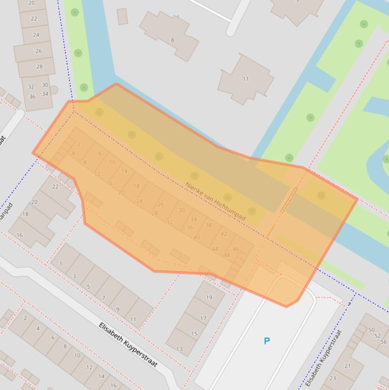 Kaart van postcodegebied 4207JS.