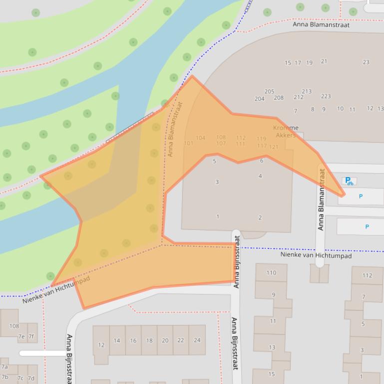 Kaart van postcodegebied 4207KL.