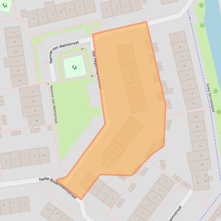 Kaart van postcodegebied 4207ME.