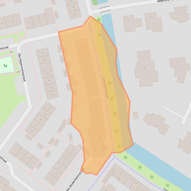 Kaart van postcodegebied 4207MR.
