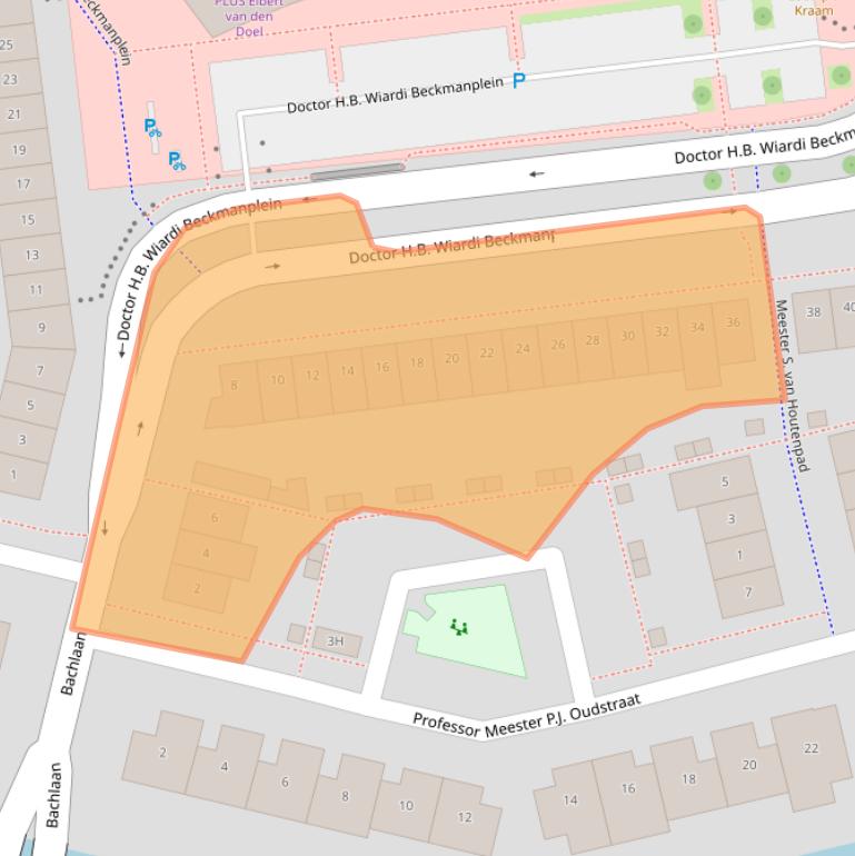 Kaart van postcodegebied 4207NB.