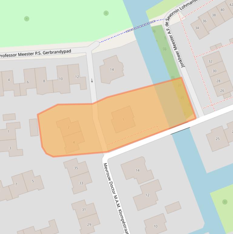 Kaart van postcodegebied 4207NX.