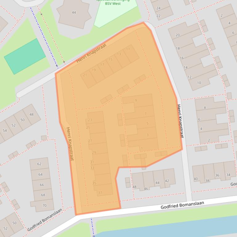 Kaart van postcodegebied 4207PH.