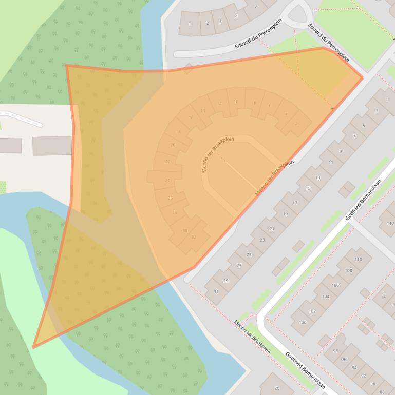 Kaart van postcodegebied 4207PP.