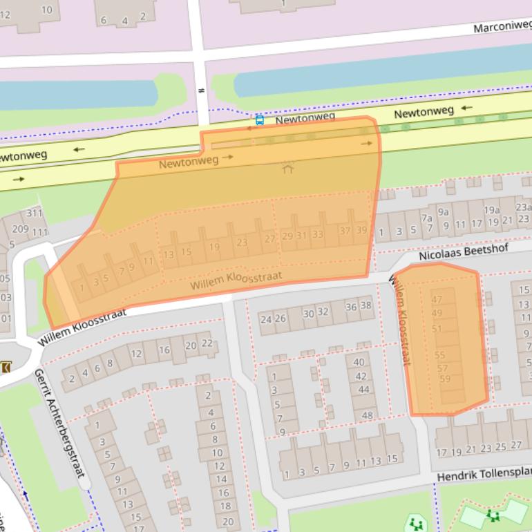 Kaart van postcodegebied 4207RG.