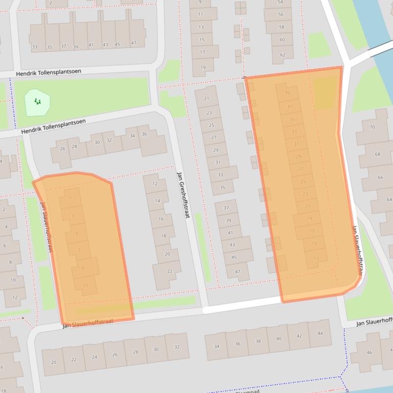 Kaart van postcodegebied 4207RS.