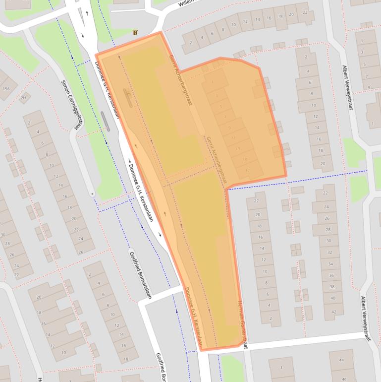 Kaart van postcodegebied 4207RV.