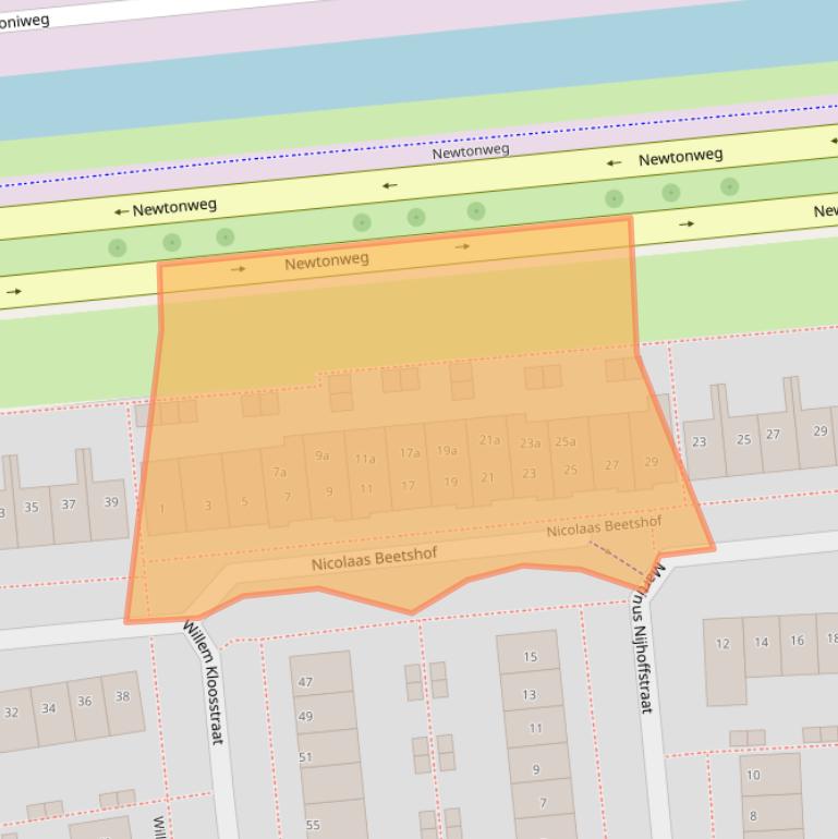 Kaart van postcodegebied 4207RW.