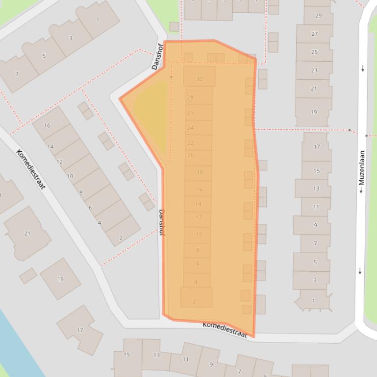 Kaart van postcodegebied 4207TG.