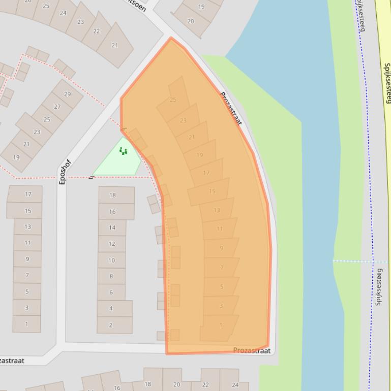 Kaart van postcodegebied 4207TR.