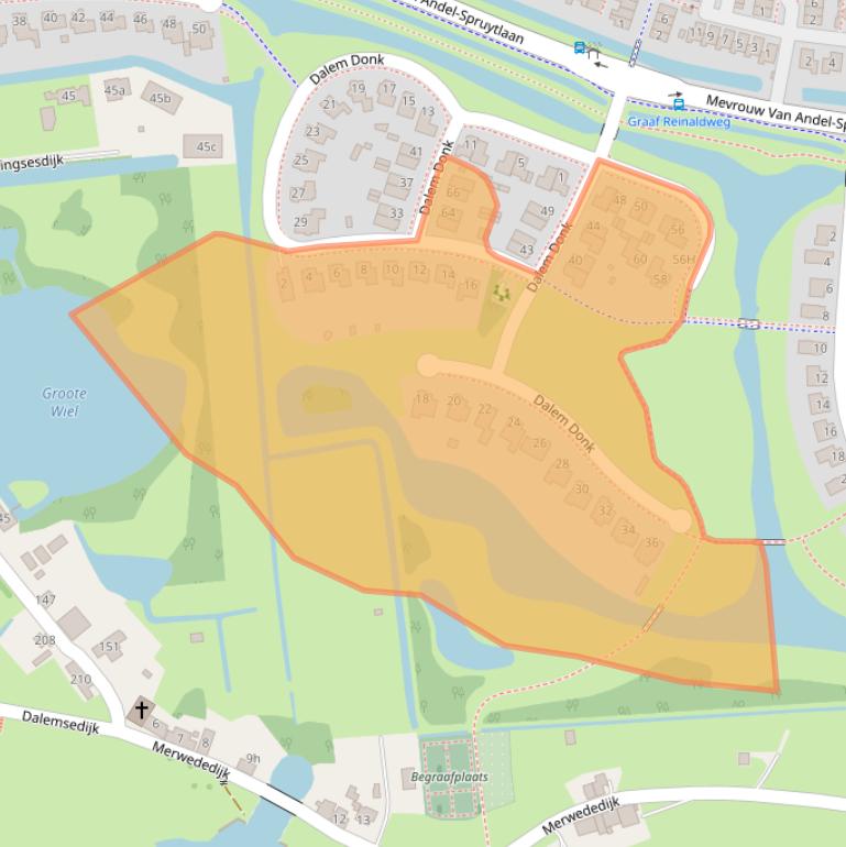 Kaart van postcodegebied 4207XG.