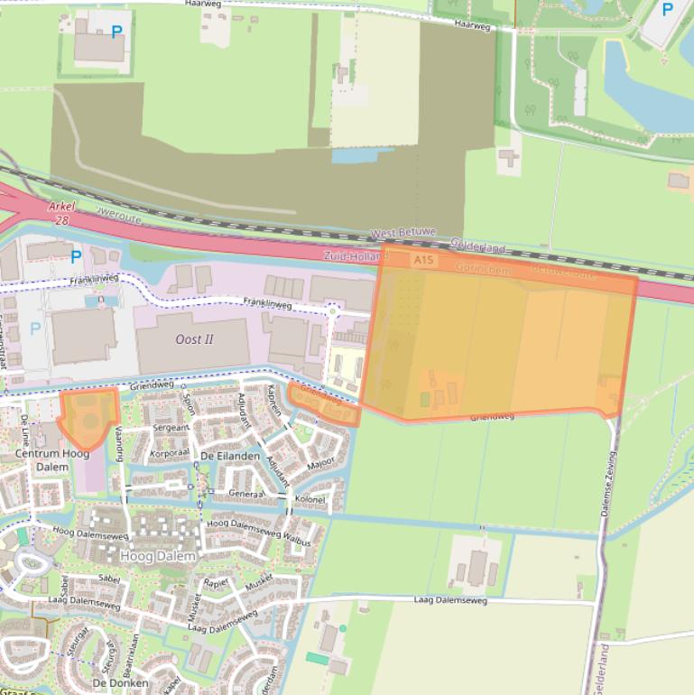 Kaart van postcodegebied 4208AA.