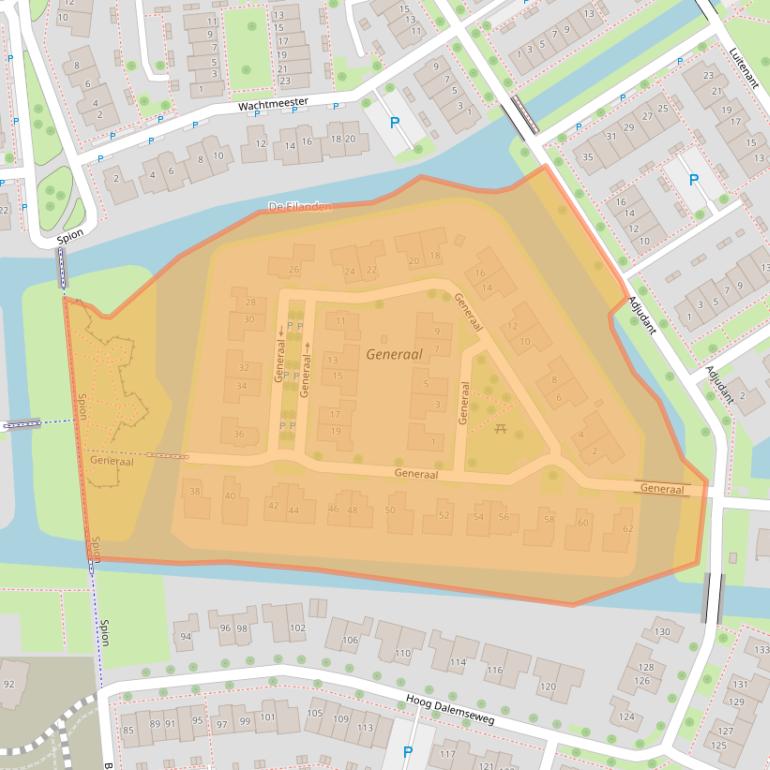 Kaart van postcodegebied 4208AH.