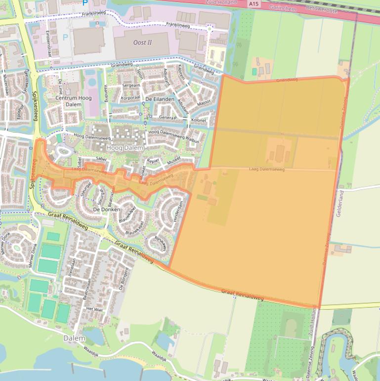 Kaart van postcodegebied 4208BA.