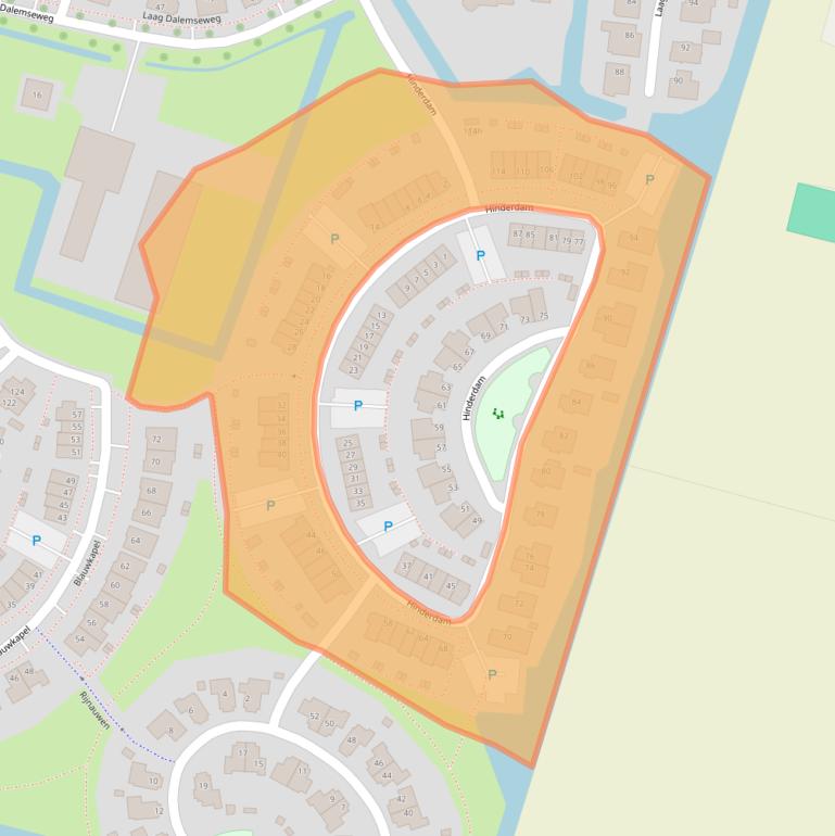 Kaart van postcodegebied 4208BN.