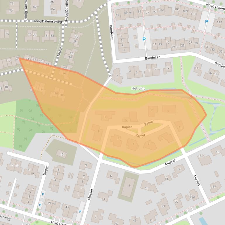 Kaart van postcodegebied 4208CR.