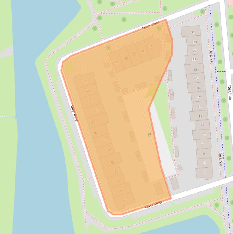 Kaart van postcodegebied 4208DA.