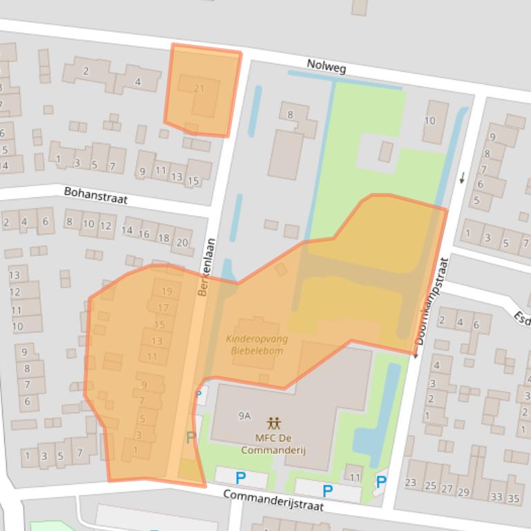 Kaart van postcodegebied 4209AN.