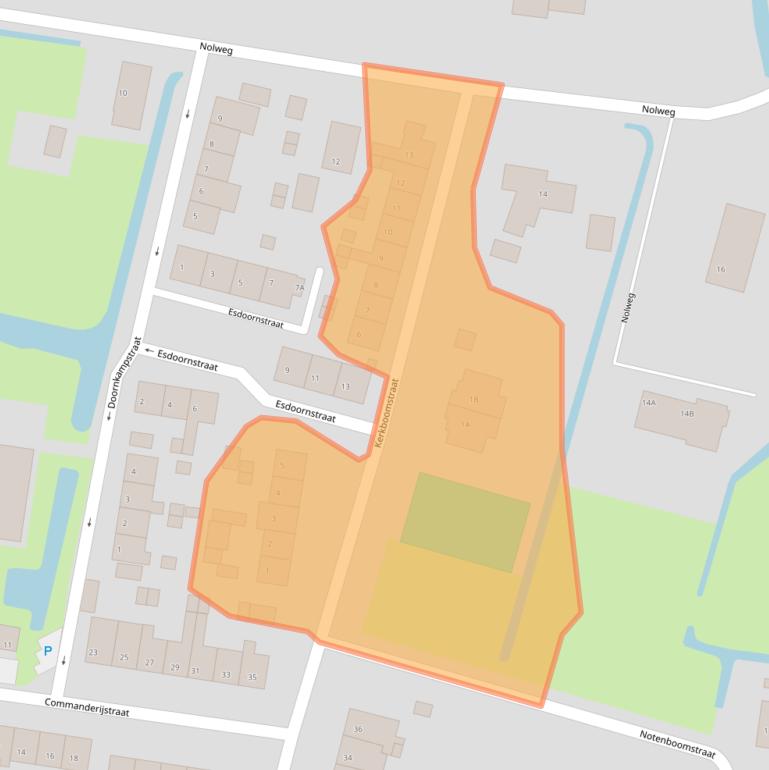 Kaart van postcodegebied 4209AV.