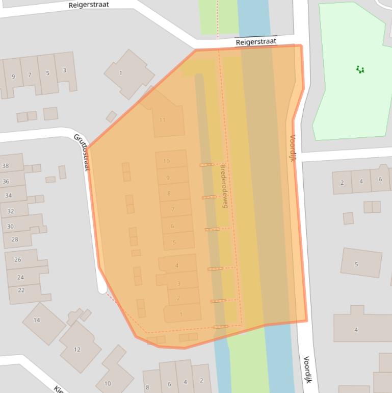 Kaart van postcodegebied 4209BE.