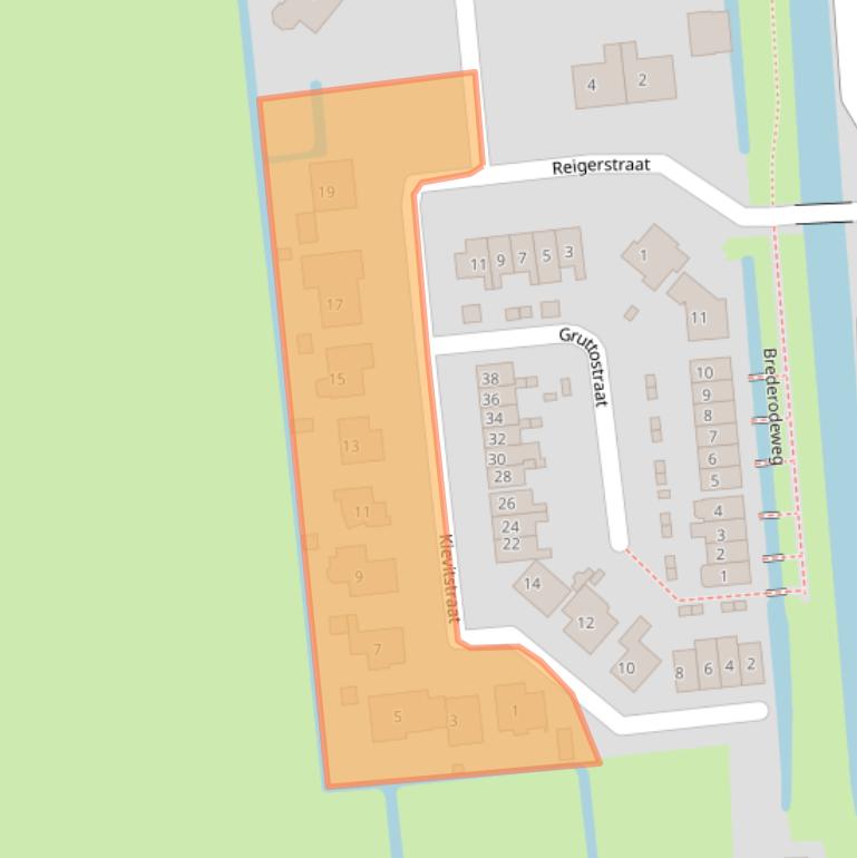 Kaart van postcodegebied 4209BH.